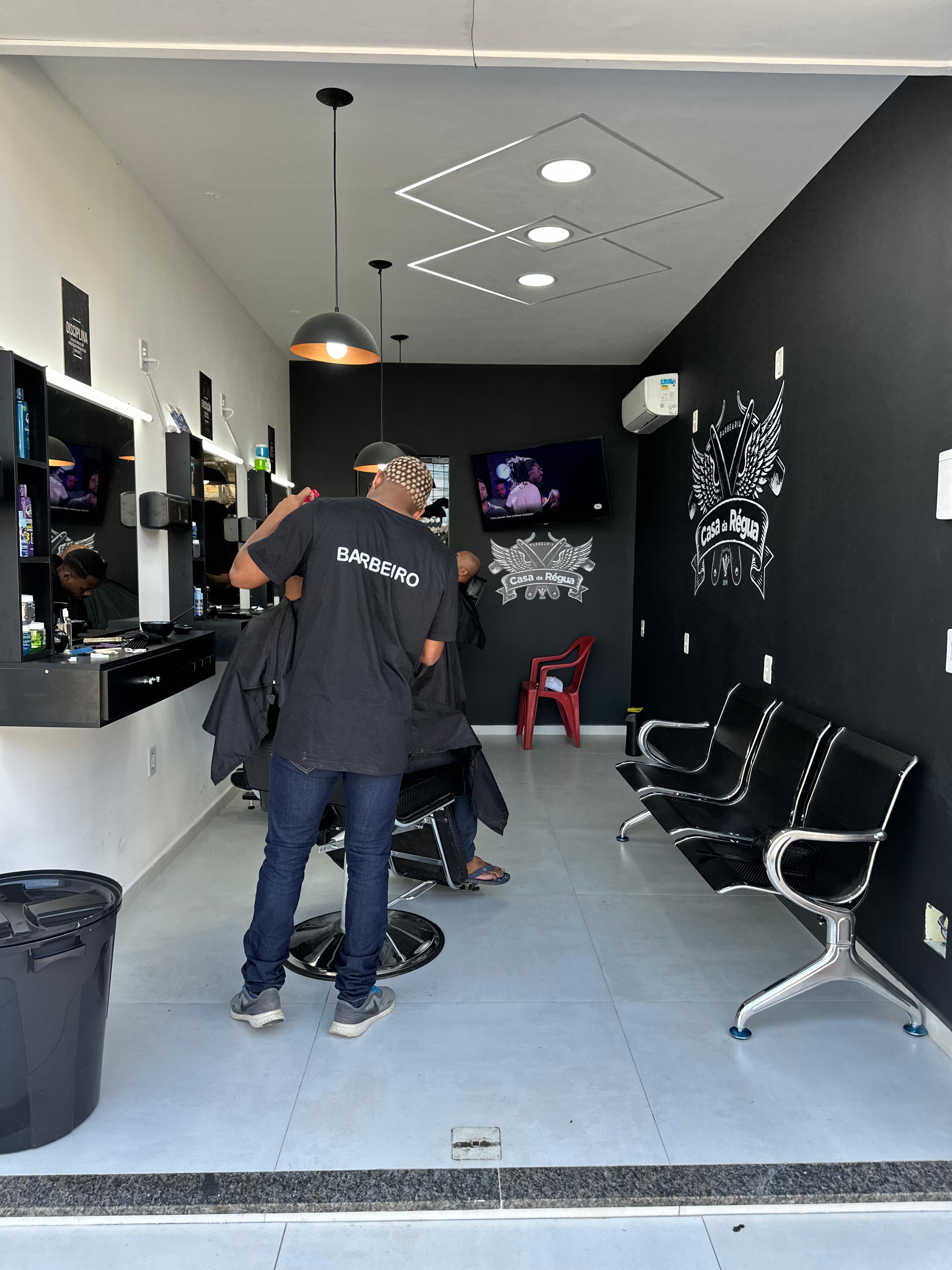 Produtos premium para barba e cabelo na barbearia